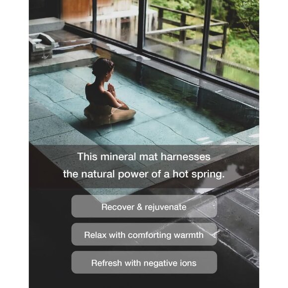 FULI Mattress Pad Infused with Restorative Japanese Onsen Minerals for Better - Picture 5 of 7